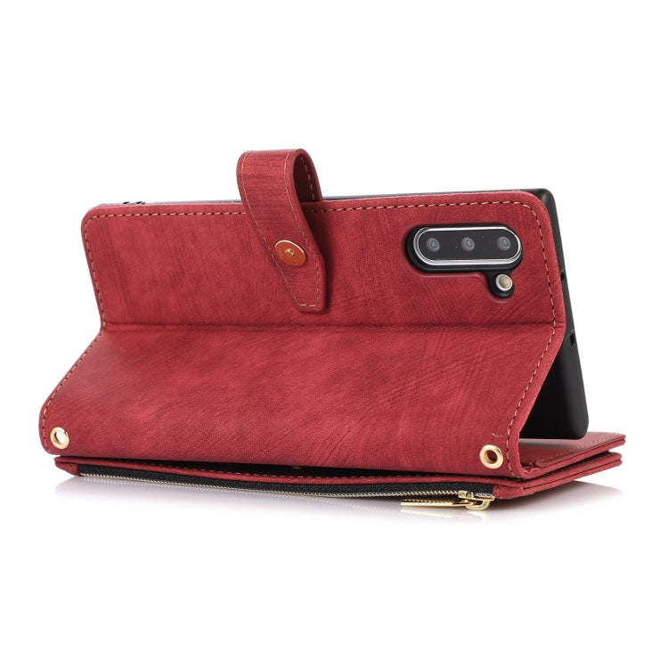 For Samsung Galaxy Note10 Dream 9-Card Wallet Zipper Bag Leather Phone Case