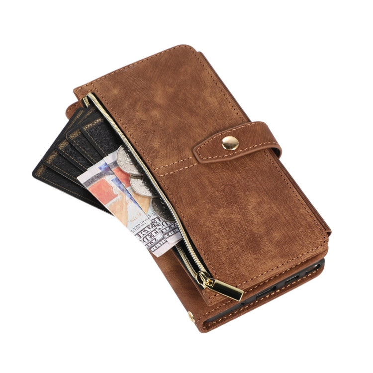 For Samsung Galaxy Note10 Dream 9-Card Wallet Zipper Bag Leather Phone Case