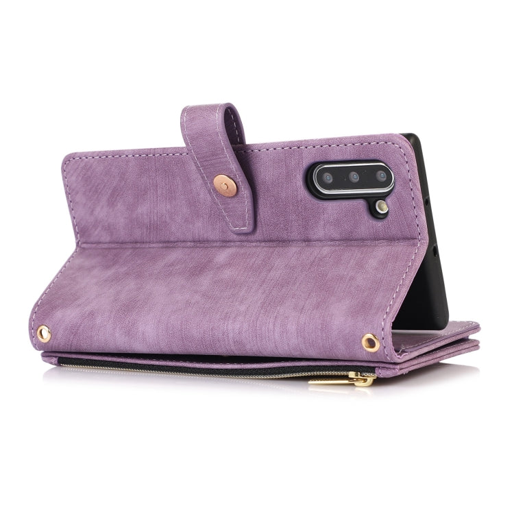 For Samsung Galaxy Note10 Dream 9-Card Wallet Zipper Bag Leather Phone Case