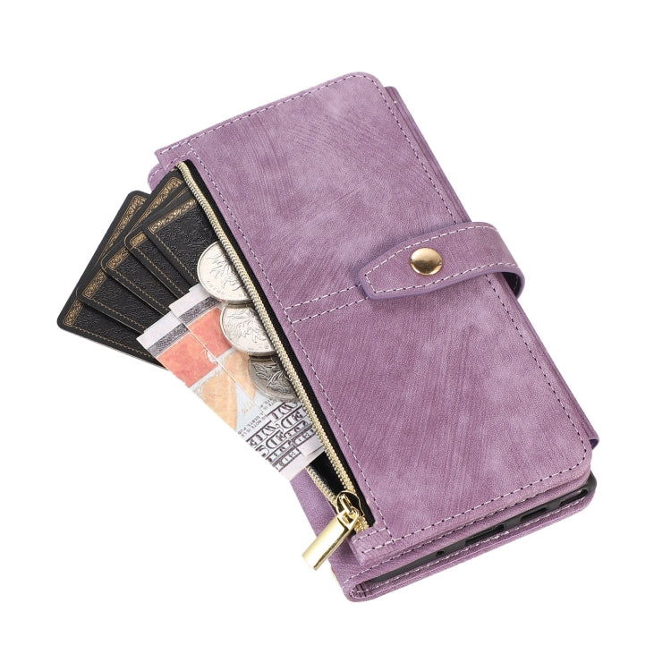 For Samsung Galaxy Note10 Dream 9-Card Wallet Zipper Bag Leather Phone Case