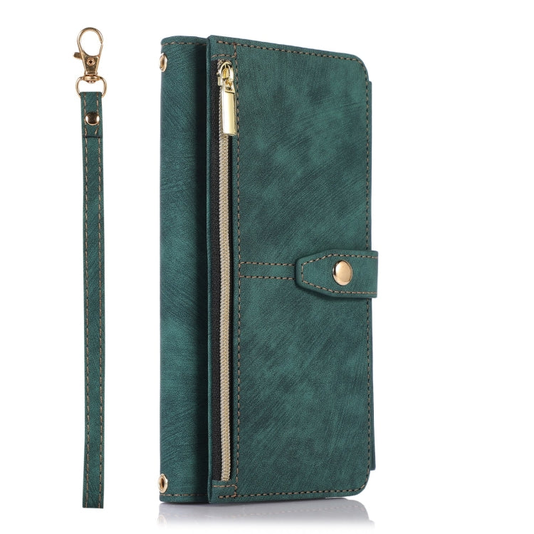 For Samsung Galaxy Note10+ Dream 9-Card Wallet Zipper Bag Leather Phone Case