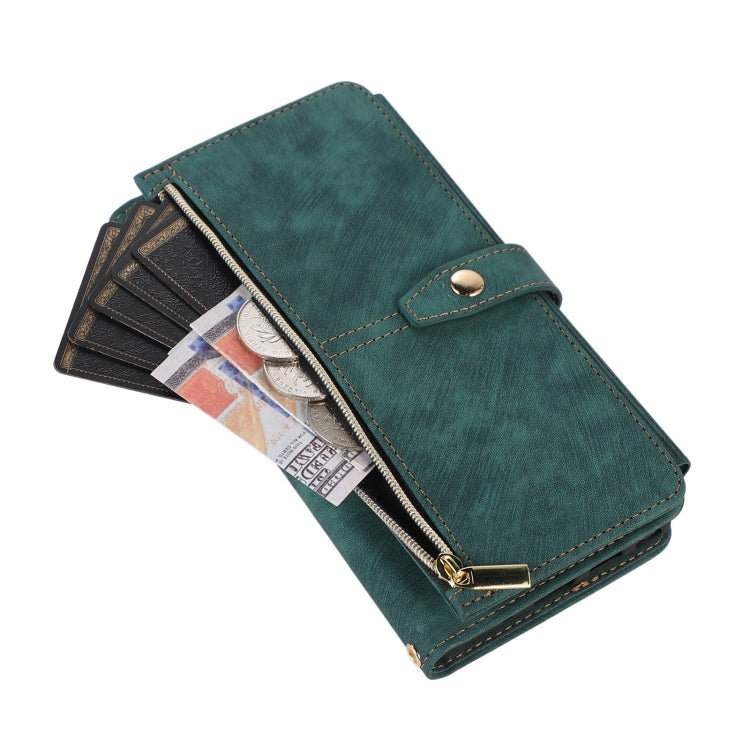 For Samsung Galaxy Note10+ Dream 9-Card Wallet Zipper Bag Leather Phone Case