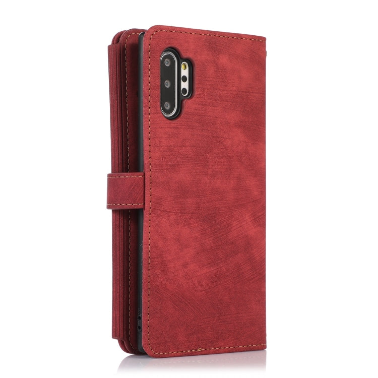 For Samsung Galaxy Note10+ Dream 9-Card Wallet Zipper Bag Leather Phone Case