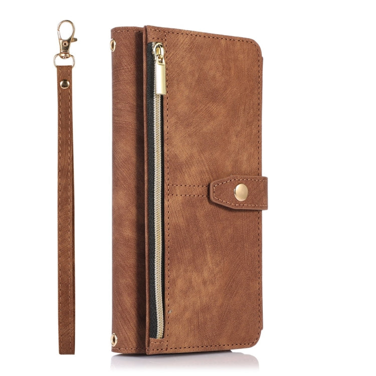 For Samsung Galaxy Note10+ Dream 9-Card Wallet Zipper Bag Leather Phone Case
