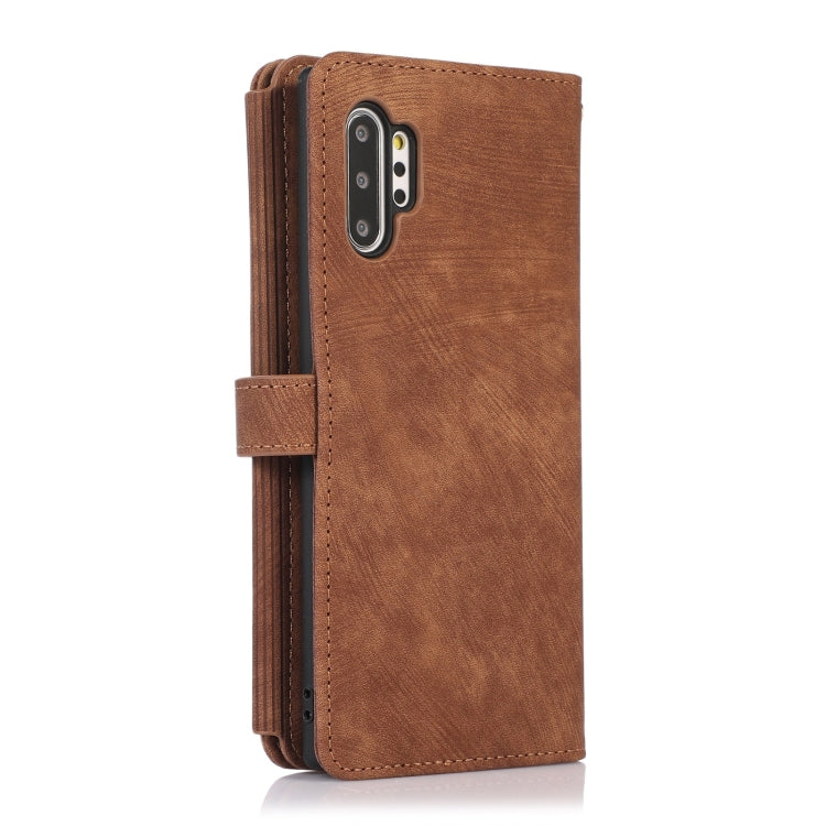 For Samsung Galaxy Note10+ Dream 9-Card Wallet Zipper Bag Leather Phone Case