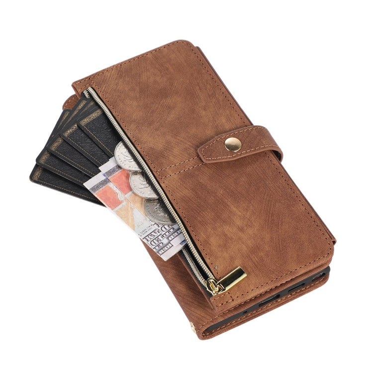 For Samsung Galaxy Note10+ Dream 9-Card Wallet Zipper Bag Leather Phone Case