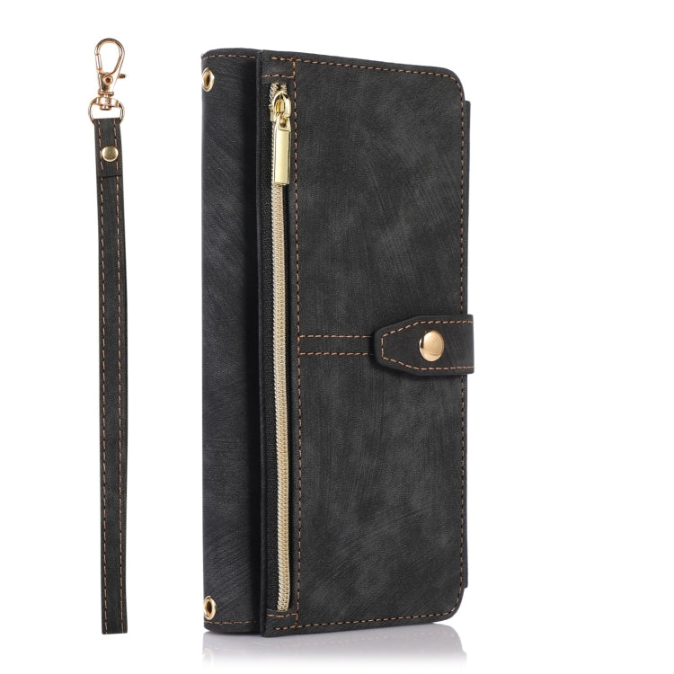 For Samsung Galaxy Note10+ Dream 9-Card Wallet Zipper Bag Leather Phone Case