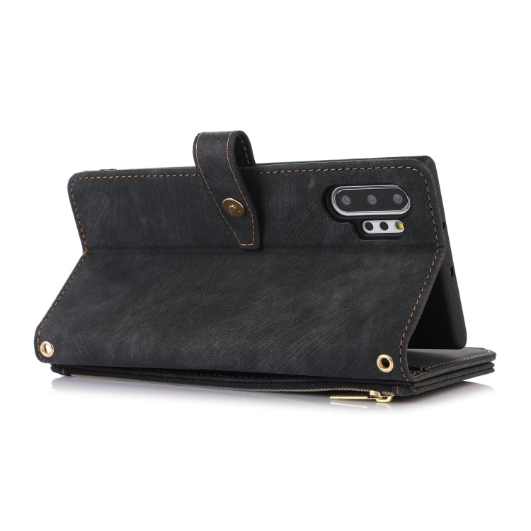 For Samsung Galaxy Note10+ Dream 9-Card Wallet Zipper Bag Leather Phone Case