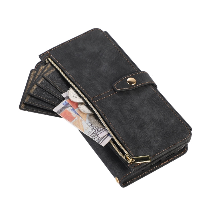 For Samsung Galaxy Note10+ Dream 9-Card Wallet Zipper Bag Leather Phone Case