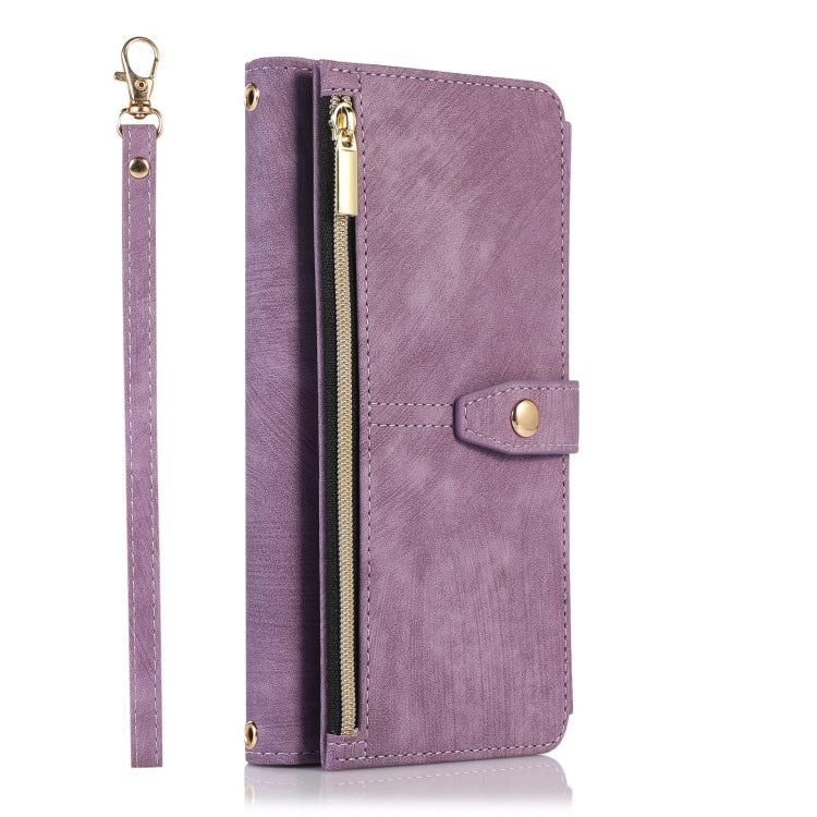 For Samsung Galaxy Note10+ Dream 9-Card Wallet Zipper Bag Leather Phone Case