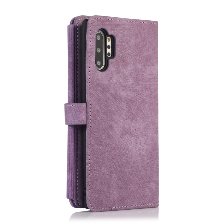 For Samsung Galaxy Note10+ Dream 9-Card Wallet Zipper Bag Leather Phone Case