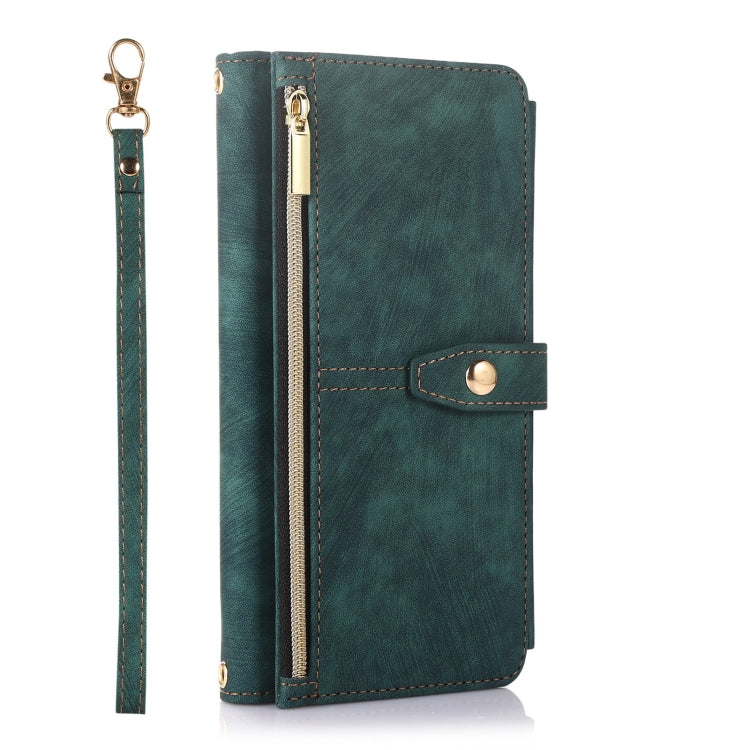 For Samsung Galaxy A32 5G Dream 9-Card Wallet Zipper Bag Leather Phone Case
