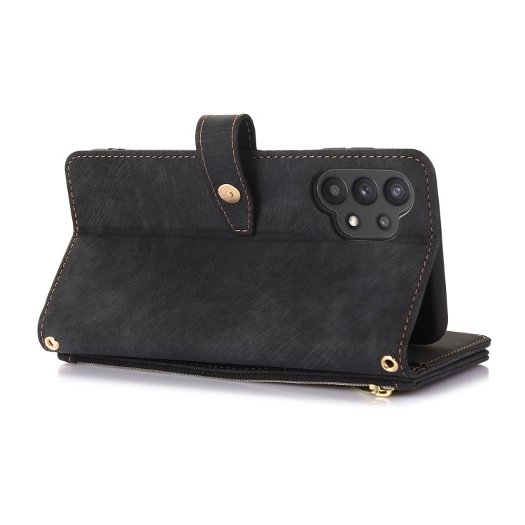 For Samsung Galaxy A32 5G Dream 9-Card Wallet Zipper Bag Leather Phone Case