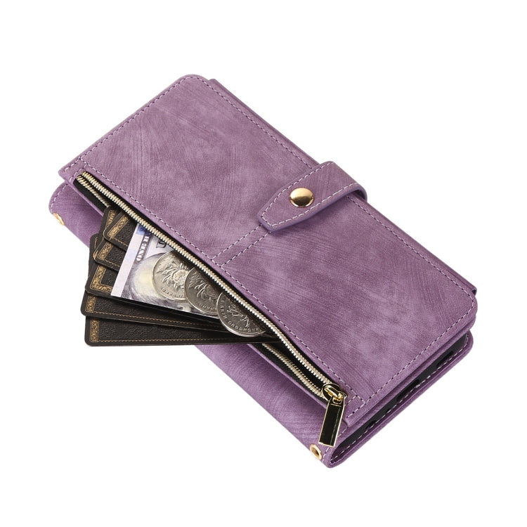 For Samsung Galaxy A32 4G Dream 9-Card Wallet Zipper Bag Leather Phone Case