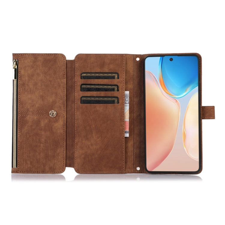 For Samsung Galaxy A51 4G Dream 9-Card Wallet Zipper Bag Leather Phone Case