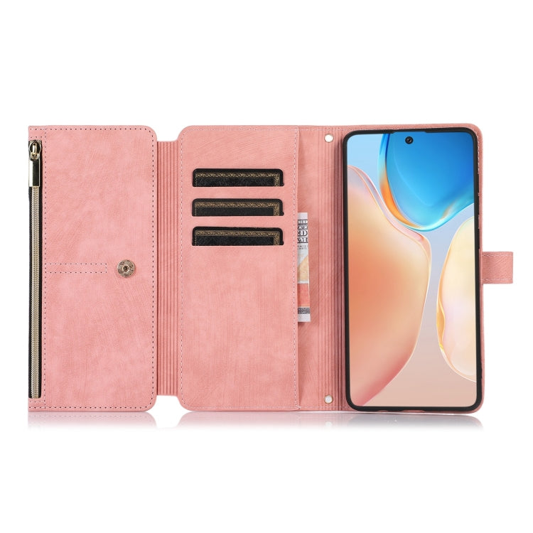 For Samsung Galaxy A51 4G Dream 9-Card Wallet Zipper Bag Leather Phone Case