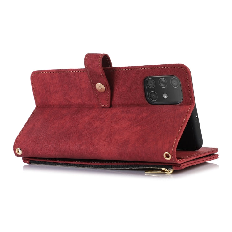 For Samsung Galaxy A71 4G Dream 9-Card Wallet Zipper Bag Leather Phone Case
