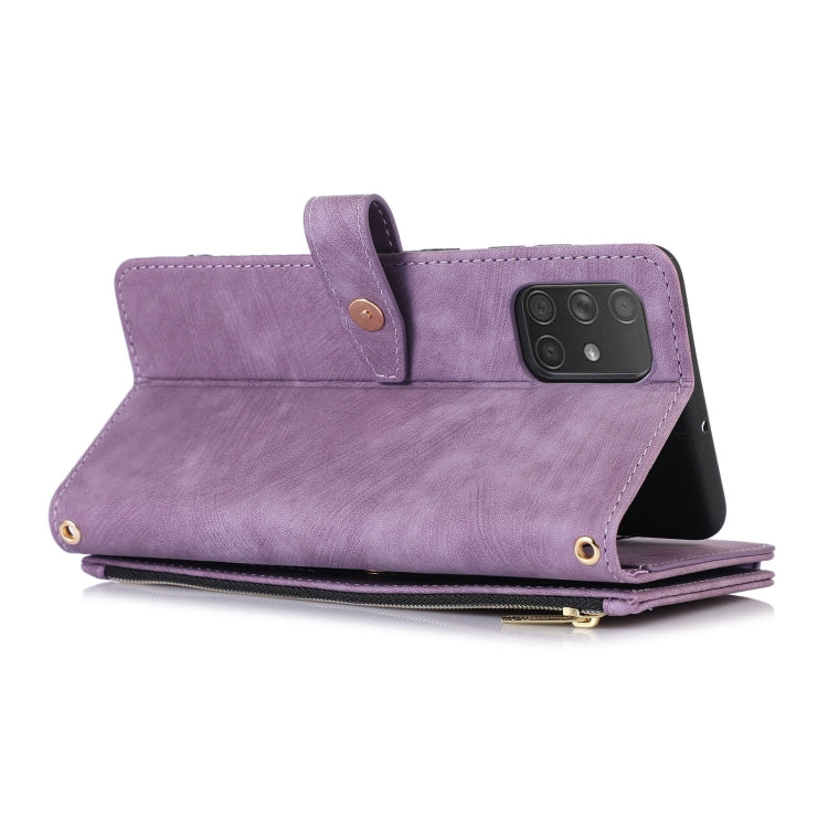 For Samsung Galaxy A71 4G Dream 9-Card Wallet Zipper Bag Leather Phone Case