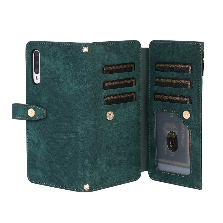 For Samsung Galaxy A70 / A70s Dream 9-Card Wallet Zipper Bag Leather Phone Case