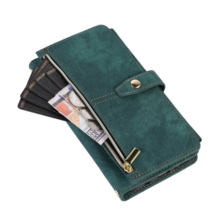 For Samsung Galaxy A70 / A70s Dream 9-Card Wallet Zipper Bag Leather Phone Case