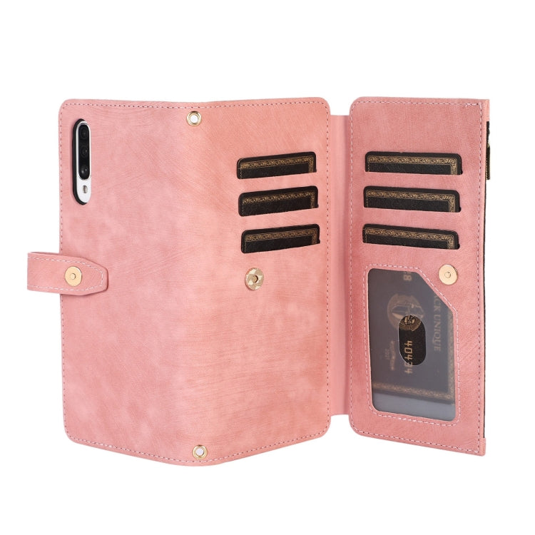 For Samsung Galaxy A70 / A70s Dream 9-Card Wallet Zipper Bag Leather Phone Case