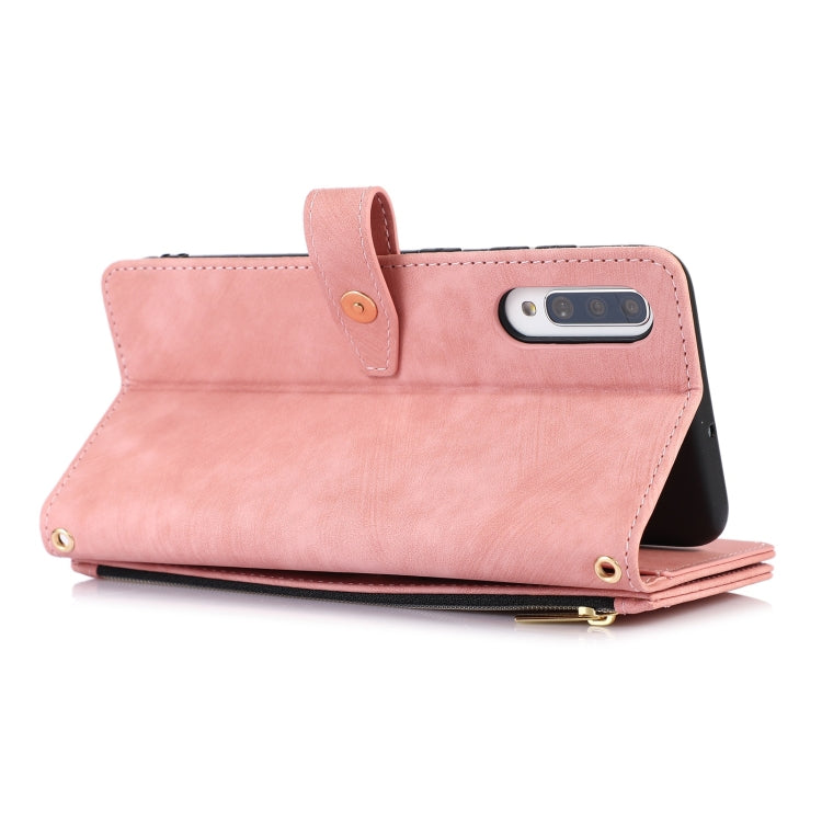 For Samsung Galaxy A70 / A70s Dream 9-Card Wallet Zipper Bag Leather Phone Case