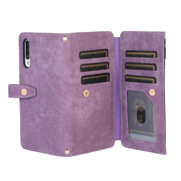For Samsung Galaxy A70 / A70s Dream 9-Card Wallet Zipper Bag Leather Phone Case