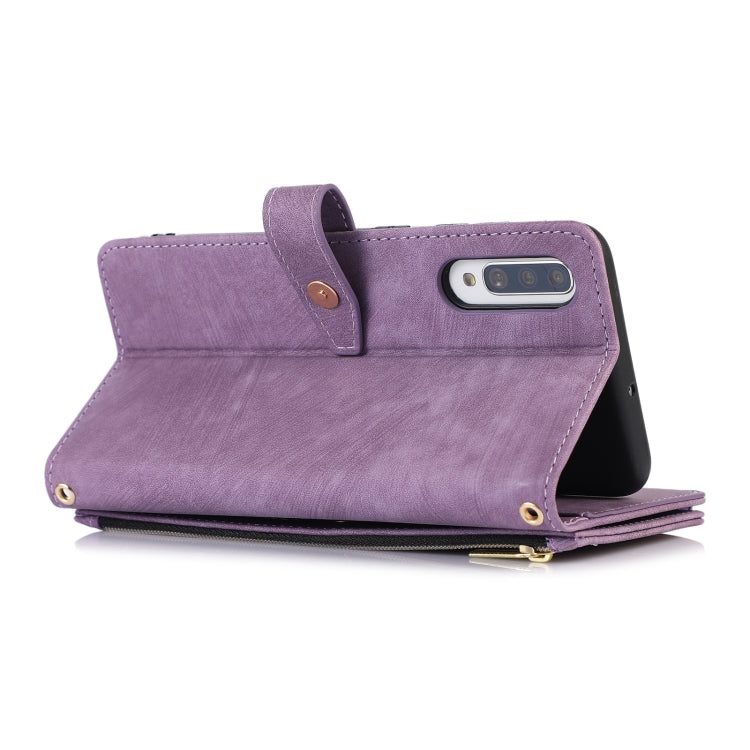 For Samsung Galaxy A70 / A70s Dream 9-Card Wallet Zipper Bag Leather Phone Case