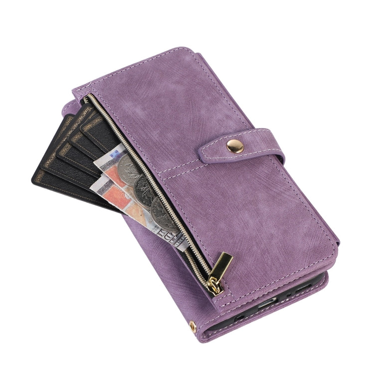 For Samsung Galaxy A70 / A70s Dream 9-Card Wallet Zipper Bag Leather Phone Case