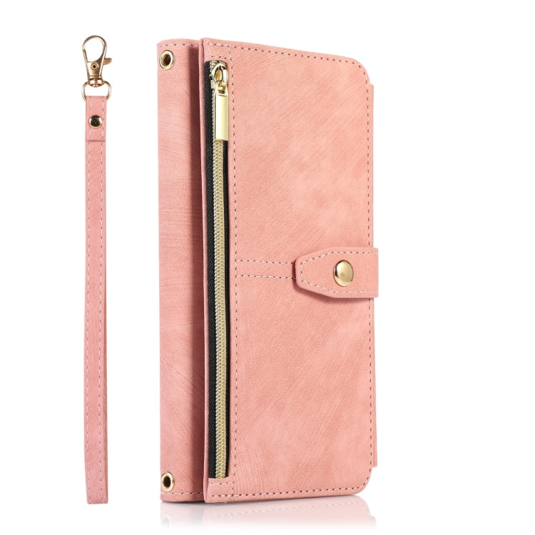 For Samsung Galaxy A20 / A30 Dream 9-Card Wallet Zipper Bag Leather Phone Case
