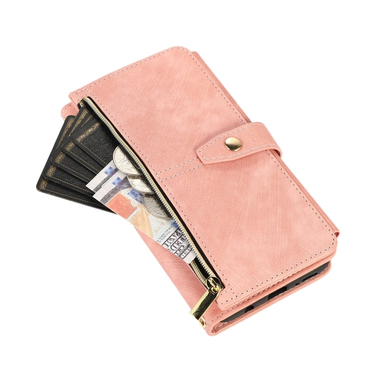 For Samsung Galaxy A20 / A30 Dream 9-Card Wallet Zipper Bag Leather Phone Case