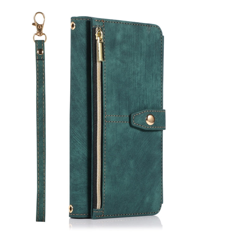 For Samsung Galaxy A12 4G / 5G Dream 9-Card Wallet Zipper Bag Leather Phone Case