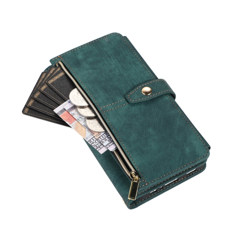 For Samsung Galaxy A12 4G / 5G Dream 9-Card Wallet Zipper Bag Leather Phone Case
