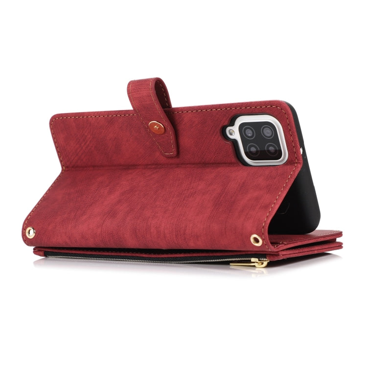 For Samsung Galaxy A12 4G / 5G Dream 9-Card Wallet Zipper Bag Leather Phone Case