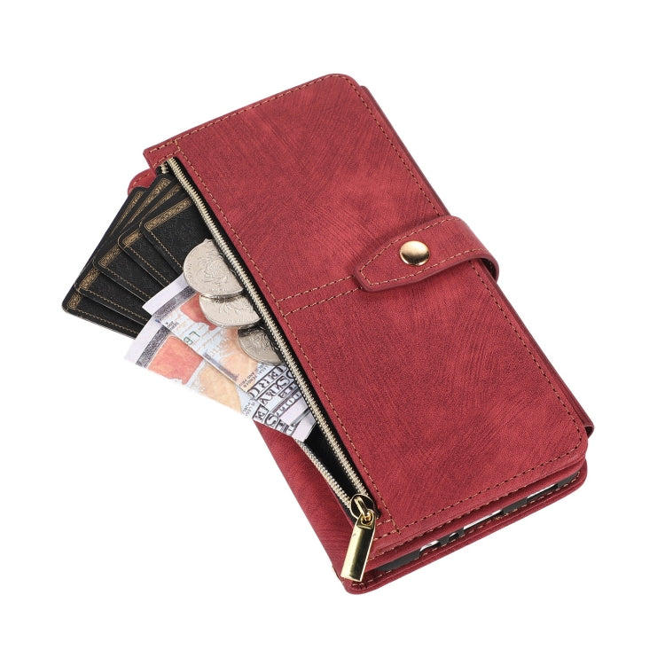 For Samsung Galaxy A12 4G / 5G Dream 9-Card Wallet Zipper Bag Leather Phone Case