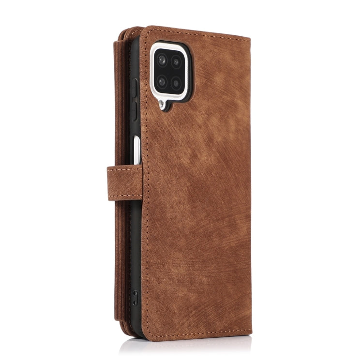 For Samsung Galaxy A12 4G / 5G Dream 9-Card Wallet Zipper Bag Leather Phone Case