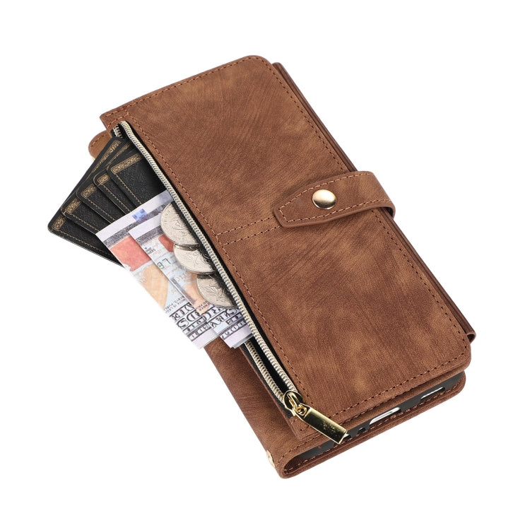 For Samsung Galaxy A12 4G / 5G Dream 9-Card Wallet Zipper Bag Leather Phone Case
