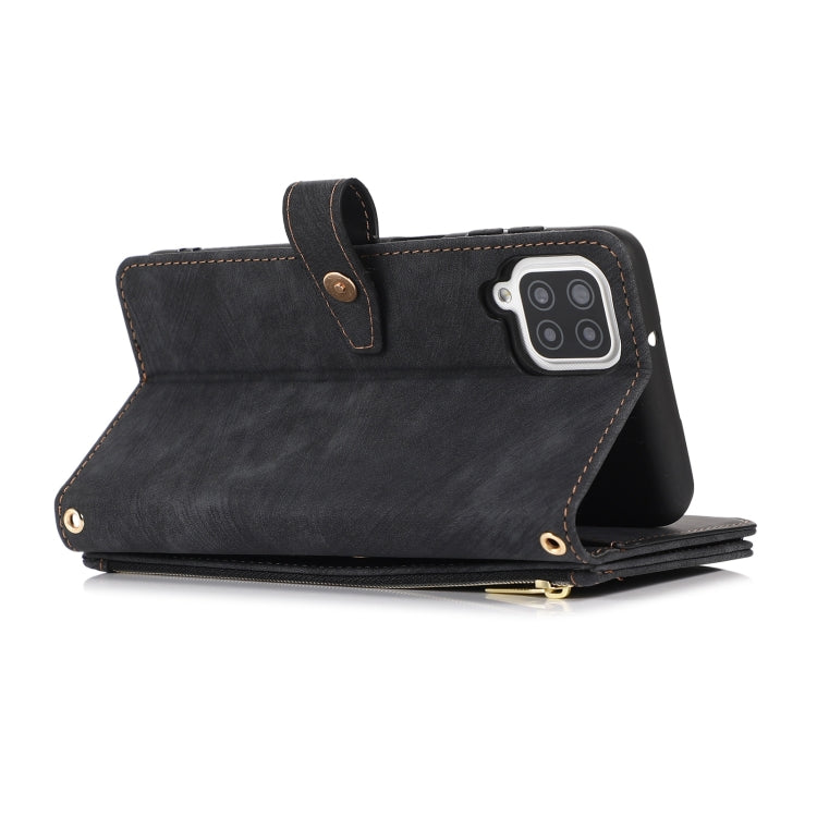 For Samsung Galaxy A12 4G / 5G Dream 9-Card Wallet Zipper Bag Leather Phone Case