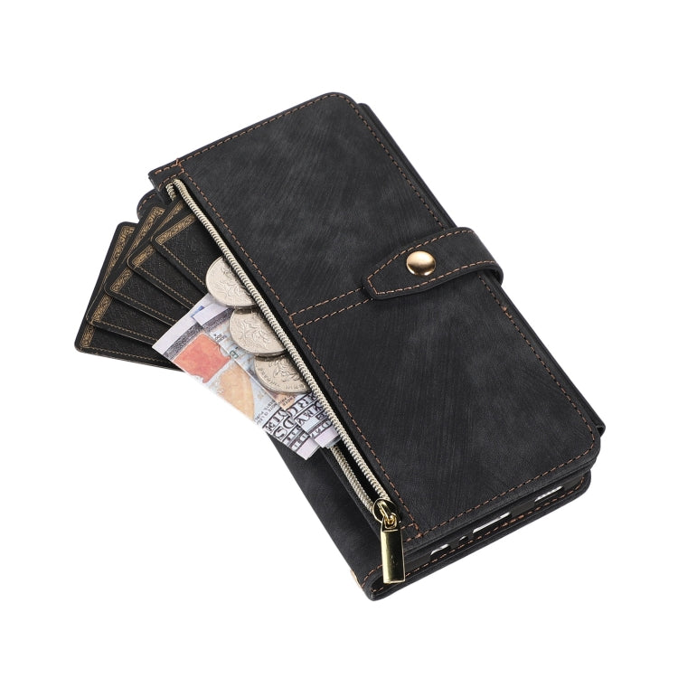 For Samsung Galaxy A12 4G / 5G Dream 9-Card Wallet Zipper Bag Leather Phone Case