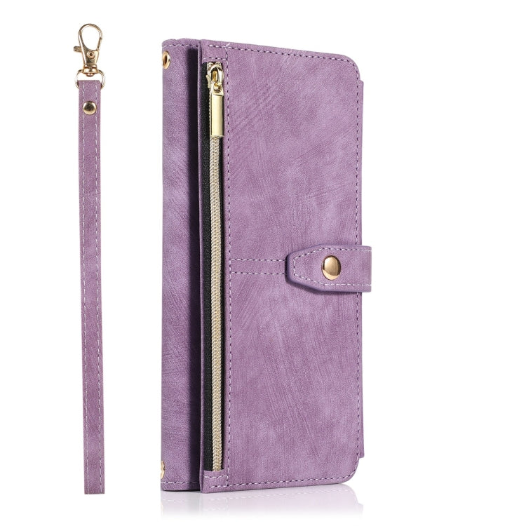 For Samsung Galaxy A12 4G / 5G Dream 9-Card Wallet Zipper Bag Leather Phone Case