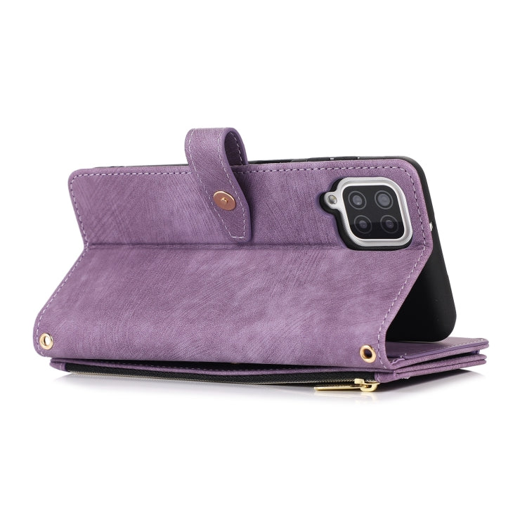 For Samsung Galaxy A12 4G / 5G Dream 9-Card Wallet Zipper Bag Leather Phone Case