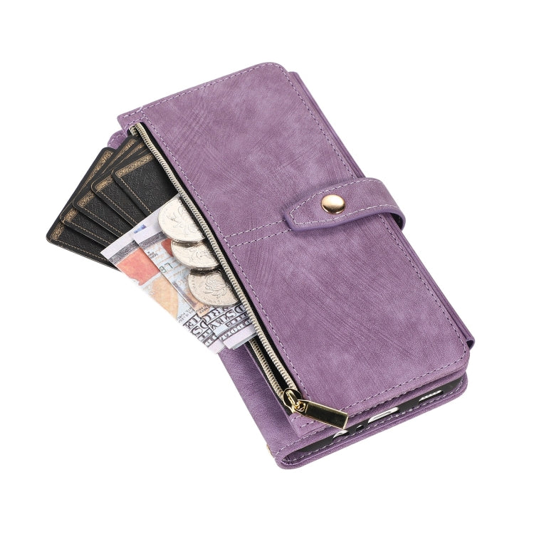 For Samsung Galaxy A12 4G / 5G Dream 9-Card Wallet Zipper Bag Leather Phone Case