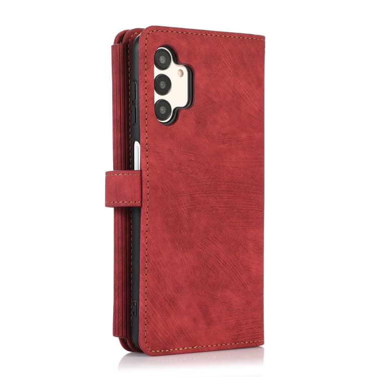 For Samsung Galaxy A13 4G / 5G / A04 / A04s Dream 9-Card Wallet Zipper Bag Leather Phone Case