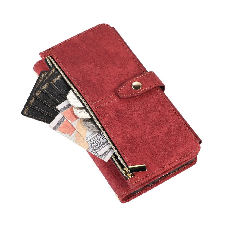 For Samsung Galaxy A13 4G / 5G / A04 / A04s Dream 9-Card Wallet Zipper Bag Leather Phone Case