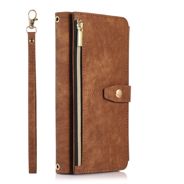 For Samsung Galaxy A13 4G / 5G / A04 / A04s Dream 9-Card Wallet Zipper Bag Leather Phone Case