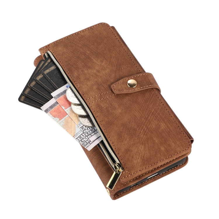 For Samsung Galaxy A13 4G / 5G / A04 / A04s Dream 9-Card Wallet Zipper Bag Leather Phone Case