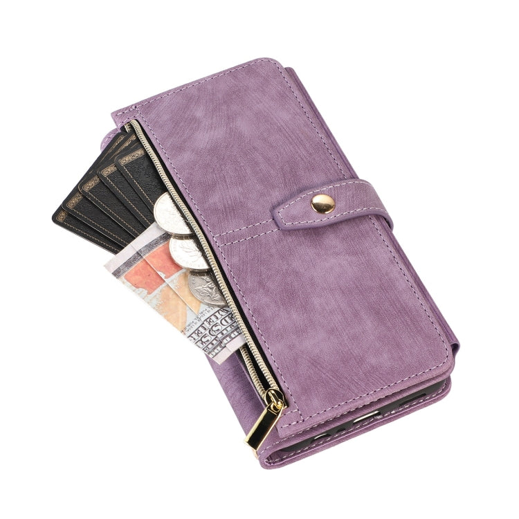 For Samsung Galaxy A13 4G / 5G / A04 / A04s Dream 9-Card Wallet Zipper Bag Leather Phone Case
