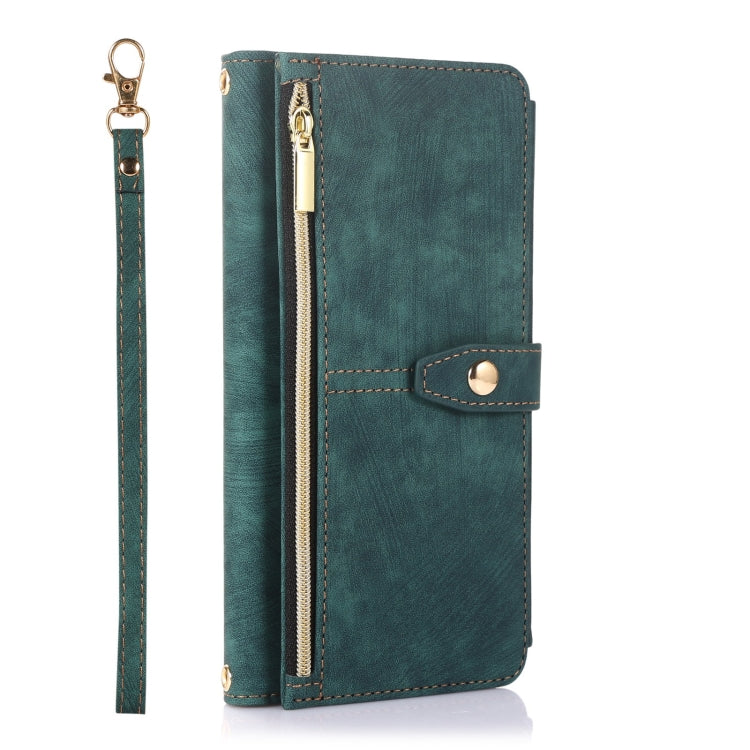 For Samsung Galaxy A21s Dream 9-Card Wallet Zipper Bag Leather Phone Case