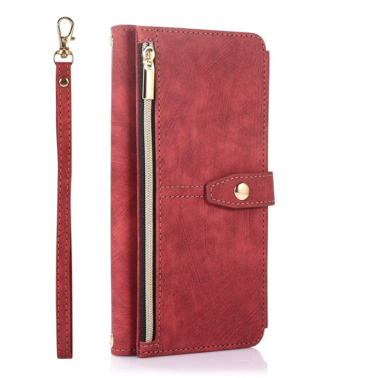 For Samsung Galaxy A21s Dream 9-Card Wallet Zipper Bag Leather Phone Case