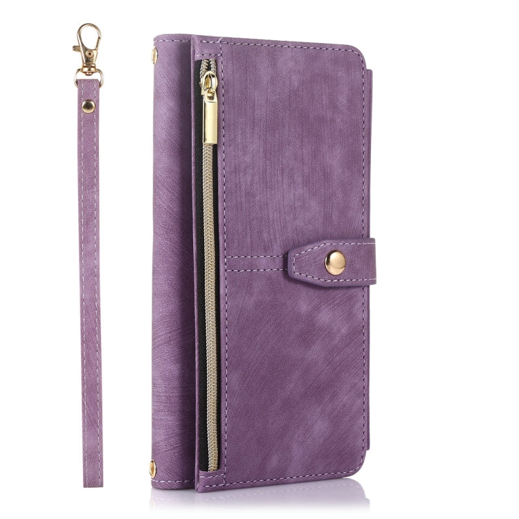 For Samsung Galaxy A21s Dream 9-Card Wallet Zipper Bag Leather Phone Case